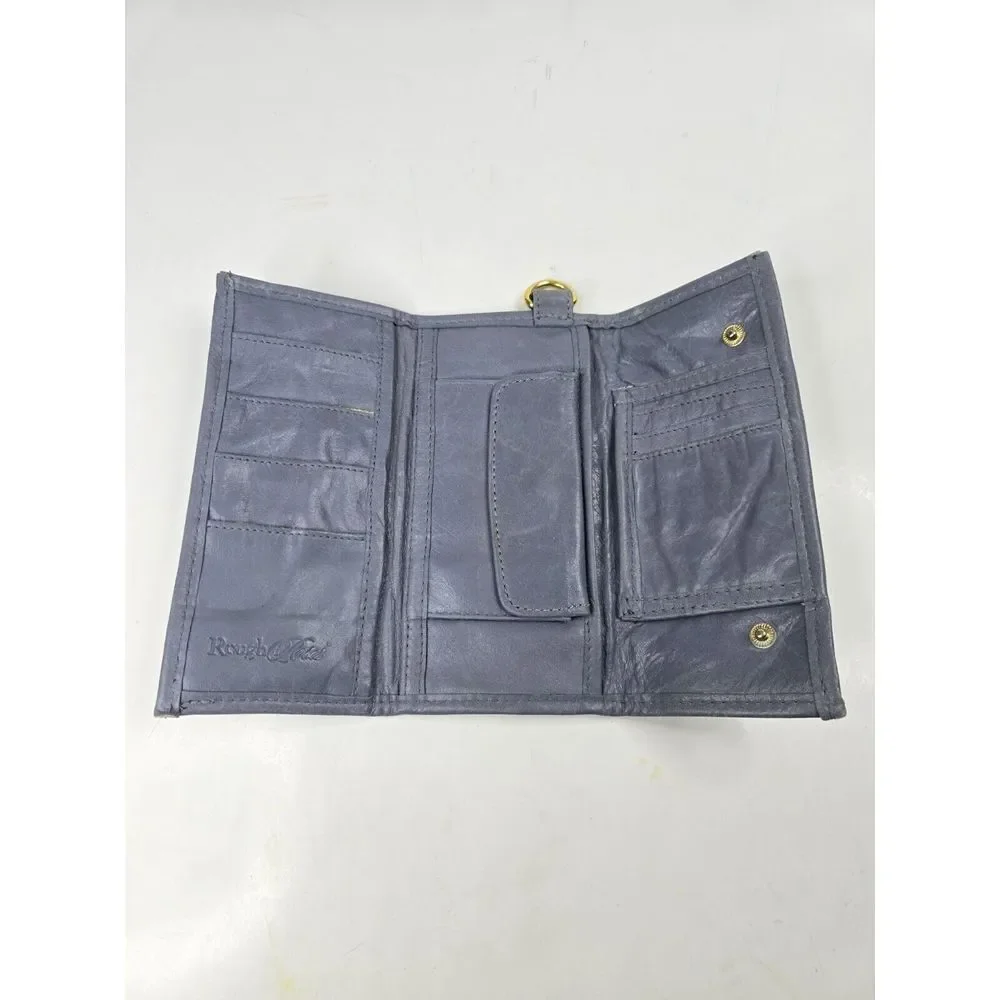 Rough‎ Robei Leather Wallet Women's Vintage Cards Money Travel Cocktail RR
